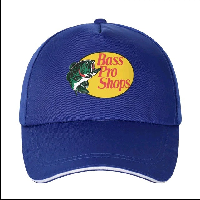 Blue Bass Pro Snapback Cap
