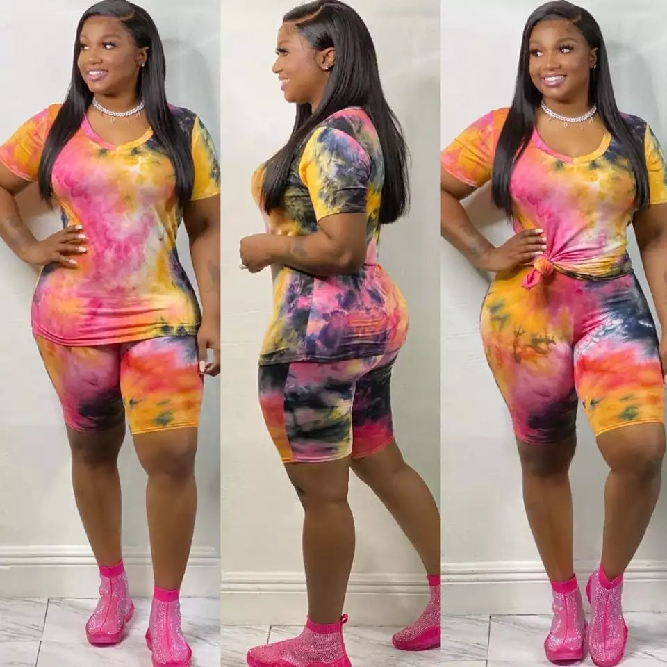 Tie Dye Tracksuit Set