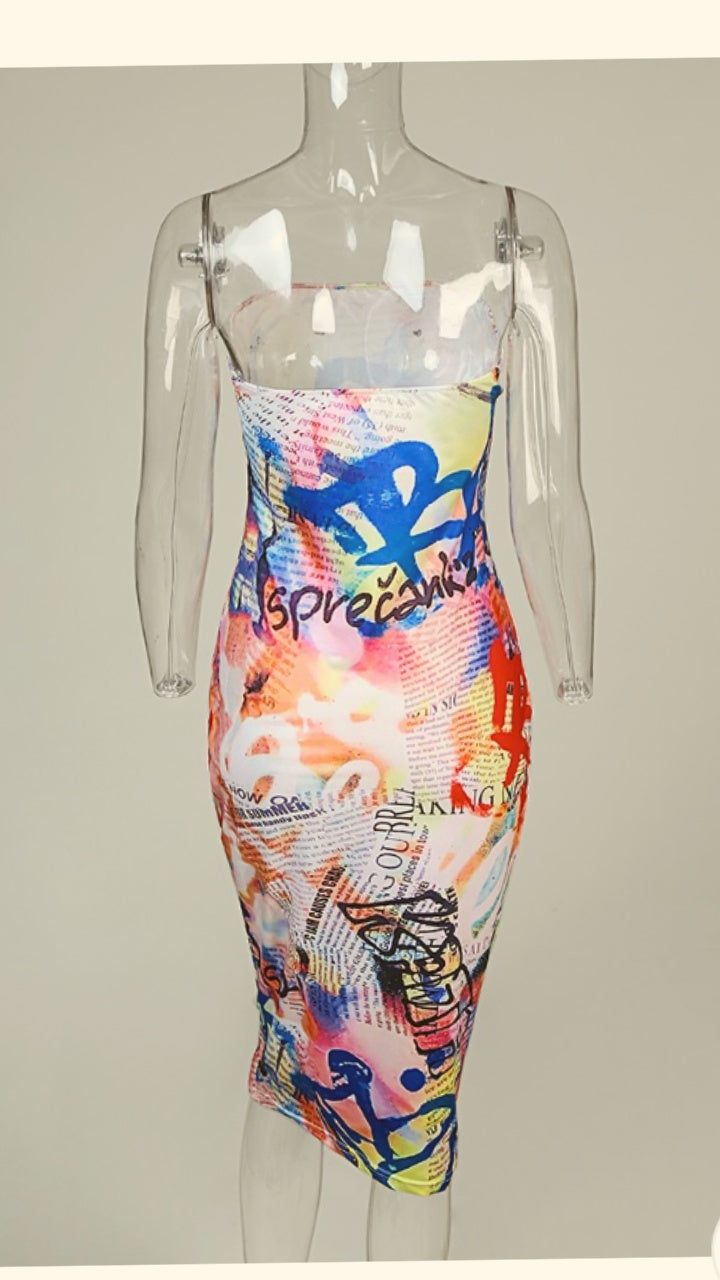 Colorful Off Shoulder