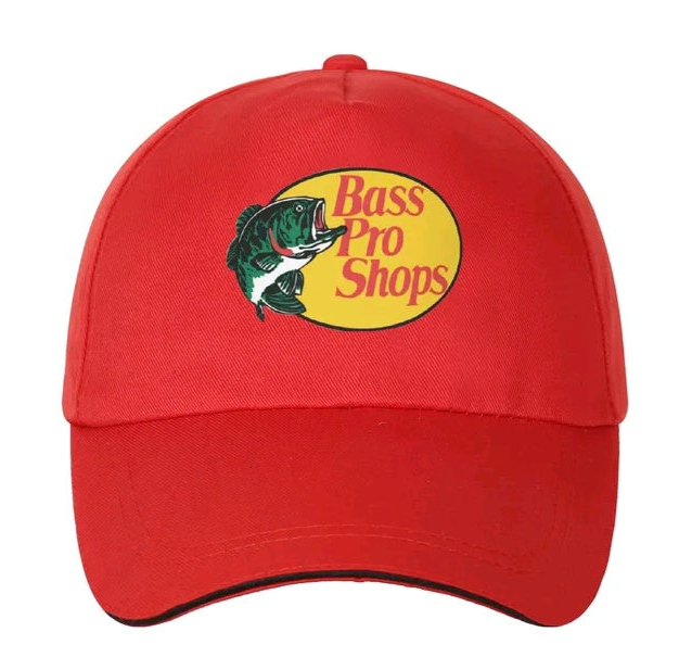 Red Bass Pro Snapback Cap